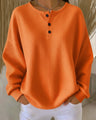 Anne | Comfortable Waffle Knit Henley
