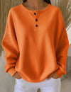 Anne | Comfortable Waffle Knit Henley