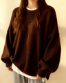 The oversized fleece sweater