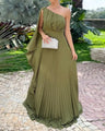 Araluen | Pleated One Shoulder Dress