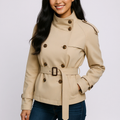 The Serenity™ Autumn Cropped Trench Coat