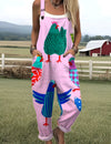 Vérane | Pink Printed Jumpsuit