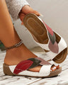 Clara™ – Slip-on Sandals with Leaf Motif for Women