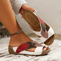 Clara™ – Slip-on Sandals with Leaf Motif for Women