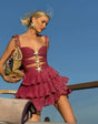Starry Night Sequin Ruffled Dress