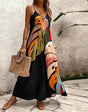 Long boho-style beach dress with straps