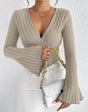 Aria Striped Knit Top