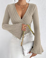 Aria Striped Knit Top