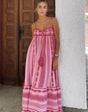 Crochet patchwork halter dress