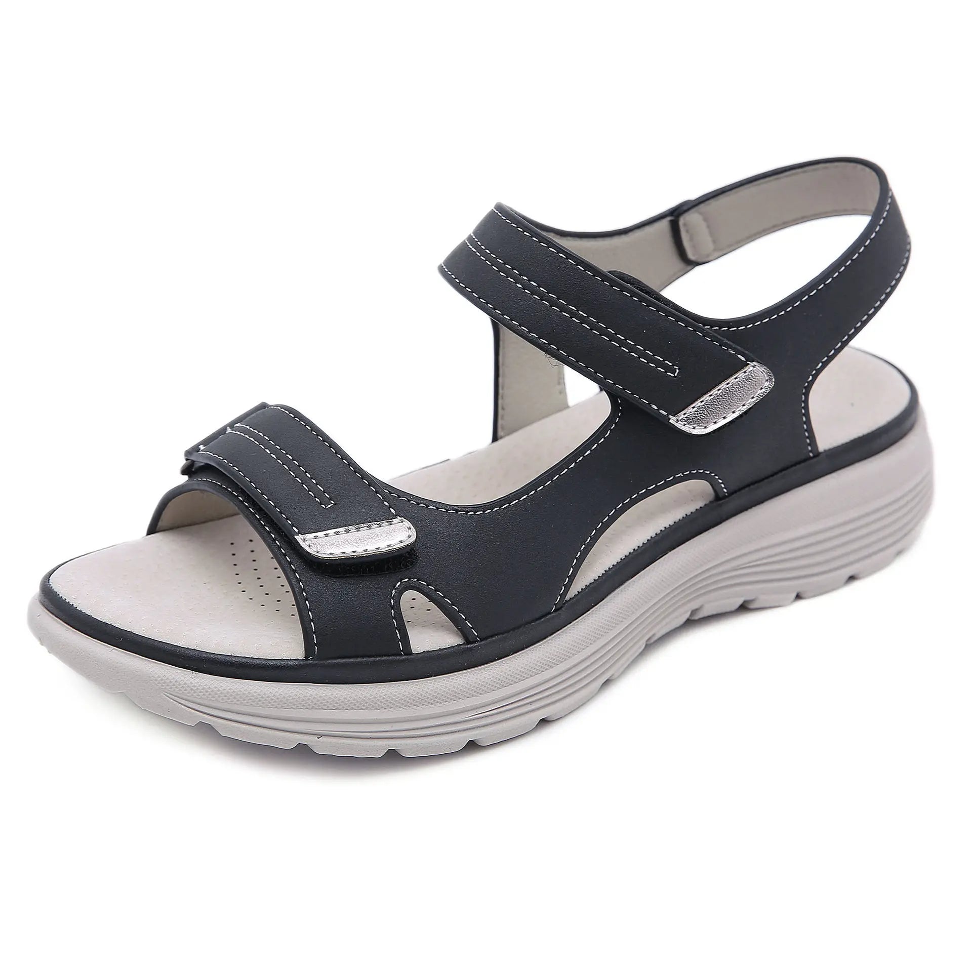 Bella™ orthopedic leather sandals made from high-quality material.
