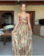 Draped Moroccan dress