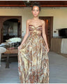Draped Moroccan dress