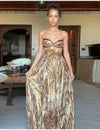 Draped Moroccan dress