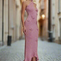 Opal Grace Embellished Knit Dress