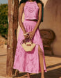 Moise pink lace set