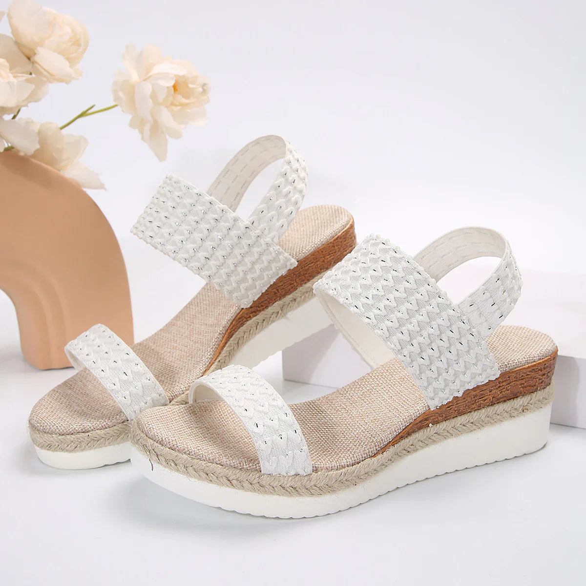 Summery wedge sandals