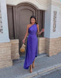 Marjorie - Elegant One-Shoulder Midi Dress