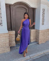 Marjorie - Elegant One-Shoulder Midi Dress