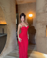 Serene V-neck Ruffle Wrap Dress