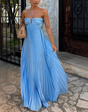 Tansy - Summer Glow Halter Maxi Dress