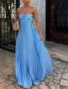 Tansy - Summer Glow Halter Maxi Dress