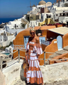 Seraphina - Luxury maxi dress with Mexican print and bare shoulders