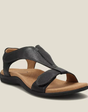 Orthopedic wedge sandals with arch support