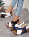 Orthopedic declining sandals
