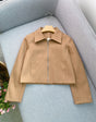 VelvetEase Suede Short Jacket
