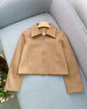 VelvetEase Suede Short Jacket