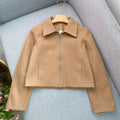 VelvetEase Suede Short Jacket