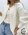 Serene Pearl Cropped Sweater