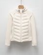 Form-fitting down jacket in Korean style