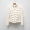 Form-fitting down jacket in Korean style