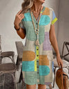 Arlette™ Boho Button-Up Dress