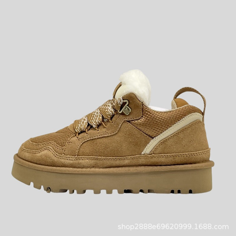 Chestnut Nova Cozy Boots with Fur Lining