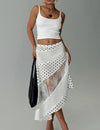 Noelle lace maxi skirt