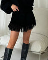 Y2K Lace Miniskirt