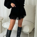 Y2K Lace Miniskirt