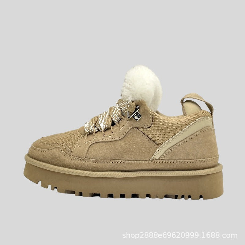 Chestnut Nova Cozy Boots with Fur Lining
