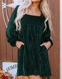 WinterBelle™ Bishop Dress with Back Tie