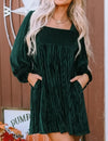 WinterBelle™ Bishop Dress with Back Tie