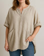 VivaEase™ ColorFlow V-neck top