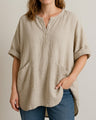 VivaEase™ ColorFlow V-neck top