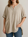 VivaEase™ ColorFlow V-neck top