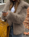 AuroraFur™ Luxe Short Hooded Jacket