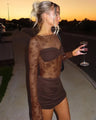 Elegant lace bodycon dress