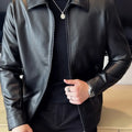 Men's PU leather jacket, suitable for all seasons