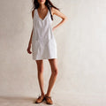 Denim mini dress