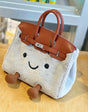 Platinum-colored hairy crossbody bag – Limited Edition